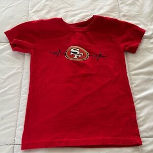 Kids SF 49ers Red Graphic T-Shirt 3T